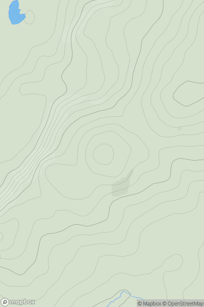 Thumbnail image for Meall Riabhach [Islay] showing contour plot for surrounding peak